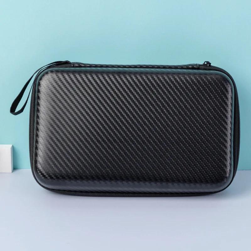 Stylish Eva Headphone Data Cable Storage Hard Drive Bag Simple Portable Charger Headphone Zipper Box