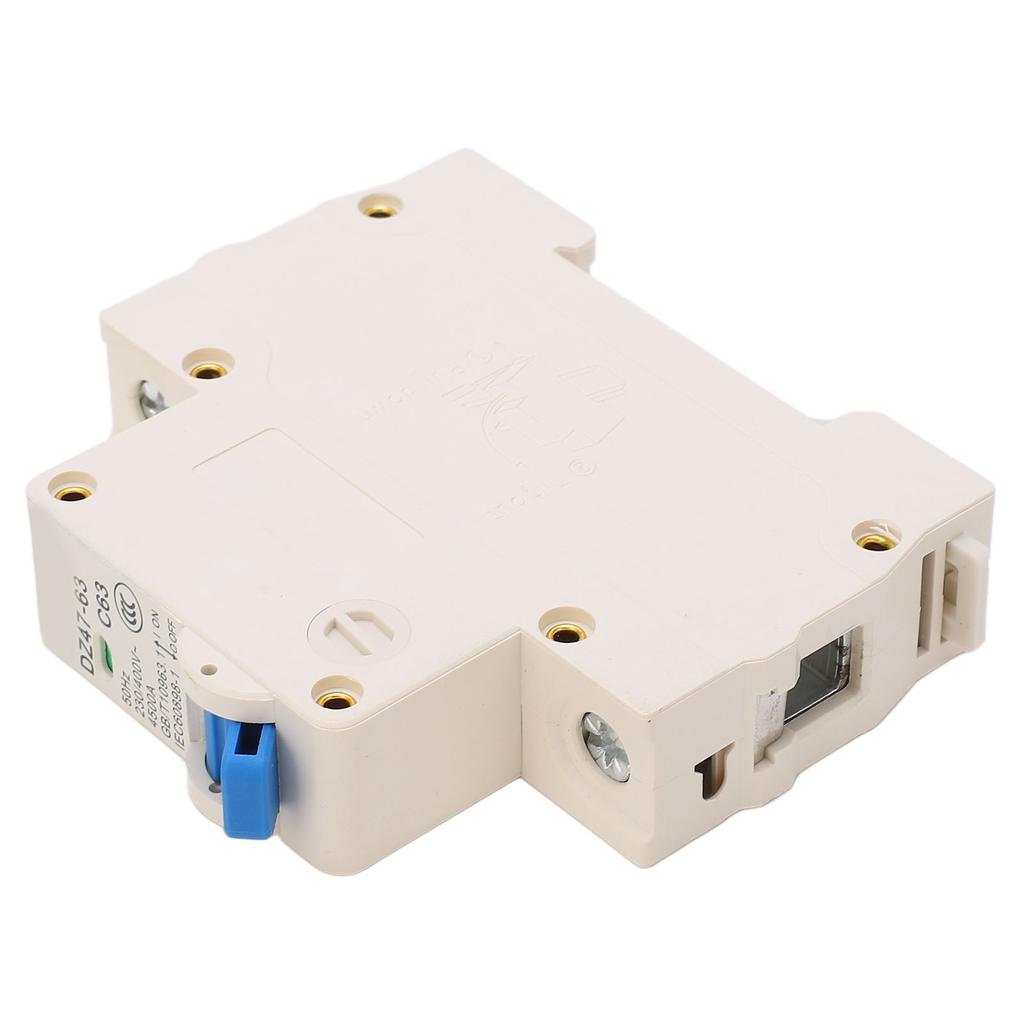 Kismegszakító 1P 4500A Megszakítóképesség Lángálló DIN Sínre Szerelhető Kismegszakító