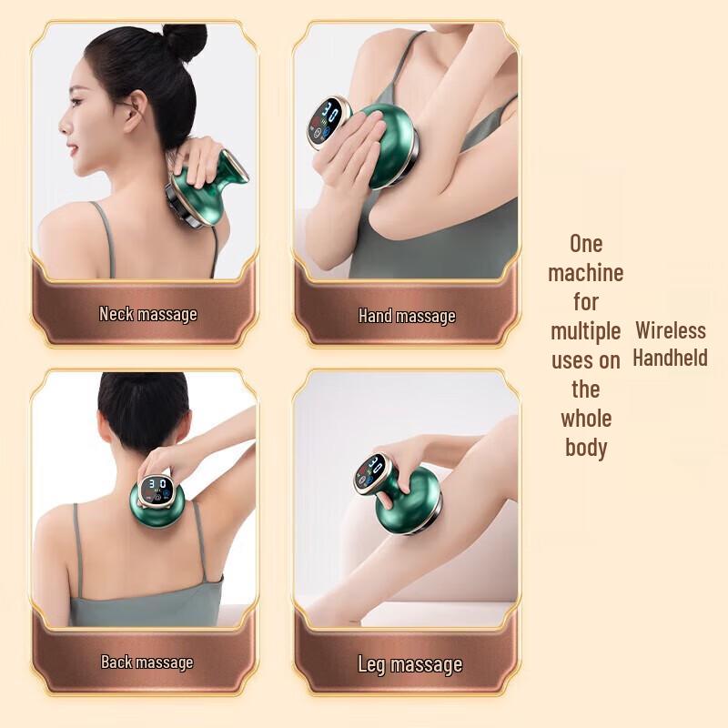 Aux Smart Gua Sha Cupping & Hot Compress Massager