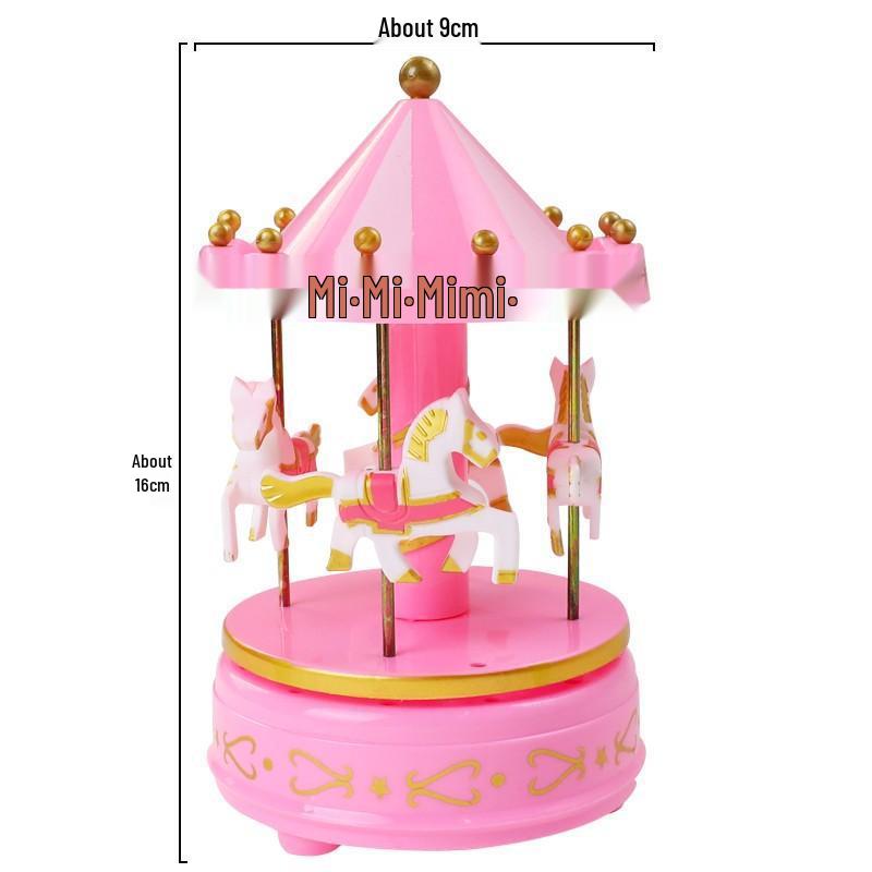 Carosello Musicale Decorazione Torta di Compleanno - Decorazione Feste Fai da Te per Bambini