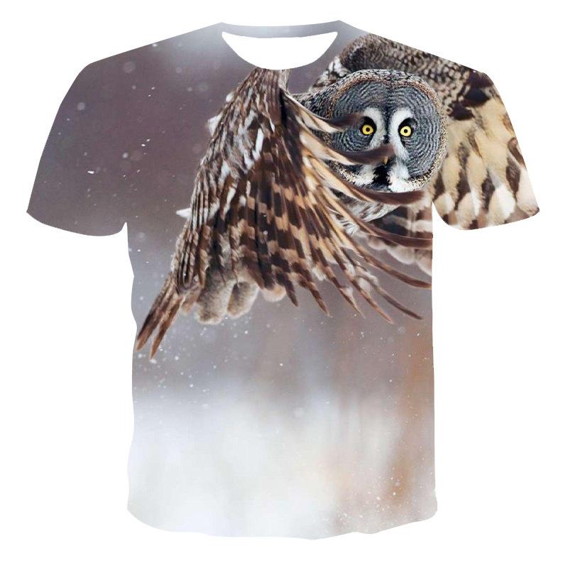 New Short Sleeved Summer 3D T-shirt Printed Women's Short Sleeved Butterfly T-shirt