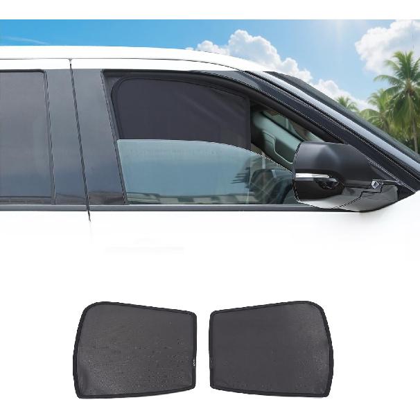

Window Shade Compatible with Toyot@ Tundra 2022-2025, Breathable Mesh Side Window Screens Shade Cover for Baby, UV Rays Protection Sun Shade Blocker Front Side Windows 2Pcs