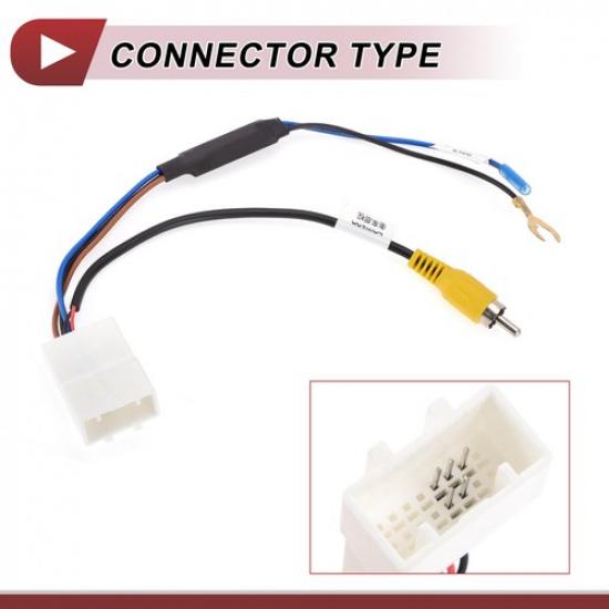 RCA Reverse Rear View Camera Adapter Wire Harness Cable for Hyundai for Kia