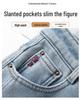 Women's Sickle Jeans 2025 Autumn/Winter High Waist Slimming Wide-Leg Pants with Velvet Lining
