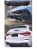 BMW X3 G01/G08 Rear Lip Kit: Glossy Black Carbon Fiber Diffuser
