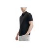 Fila Solid Color Fitted Short Sleeve Polo Shirt Men Tops Black F11M422114F-BK
