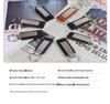 Personalized PU Leather and Zinc Alloy Keychain - Creative Car Pendant Gift