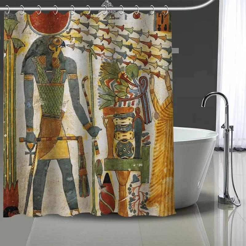 Egypt Anubis Egyptian Culture King Shower Curtain,Waterproof Polyester Fabric with 12 hooks ,Home Décor