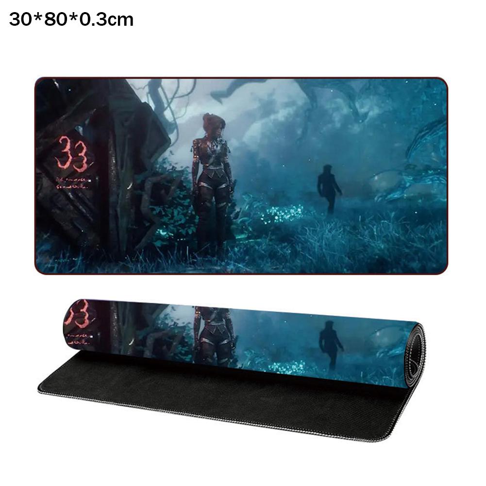 Tappetino Mouse per Tastiera Gamer Hot Game Clair Obscur Expedition 33 30*80/30*60cm Tappetino Mouse per Gamer Grande Tappetino per Scrivania PC Accessori Gaming