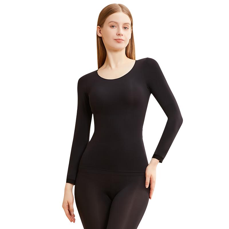 

Mao Ren Women s Hyaluronic Acid Ultra-Thin Thermal Underwear Set M