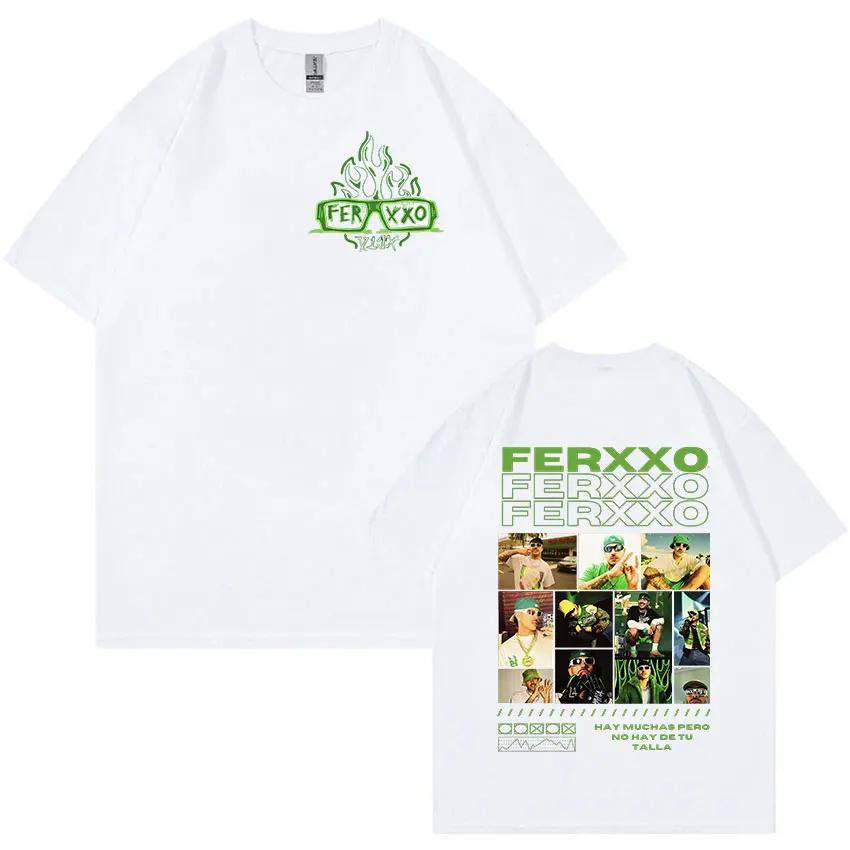 Rapper Feid Ferxxo 2024 Graphic T Shirt Mens Hip Hop Fashion High Quality TShirts Vintage Oversized Cotton Tshirt Streetwear