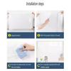 Diy Roll Paper Graffiti Scroll Whiteboard Wall Sticker Painting Drawing Early Educational Toys  No Damage To Wall Easy To Clean