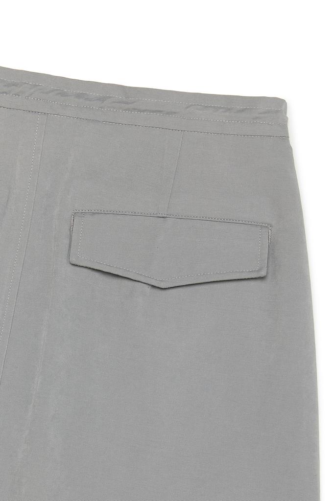 Current Cargo Detail Long Skirt [Grey]