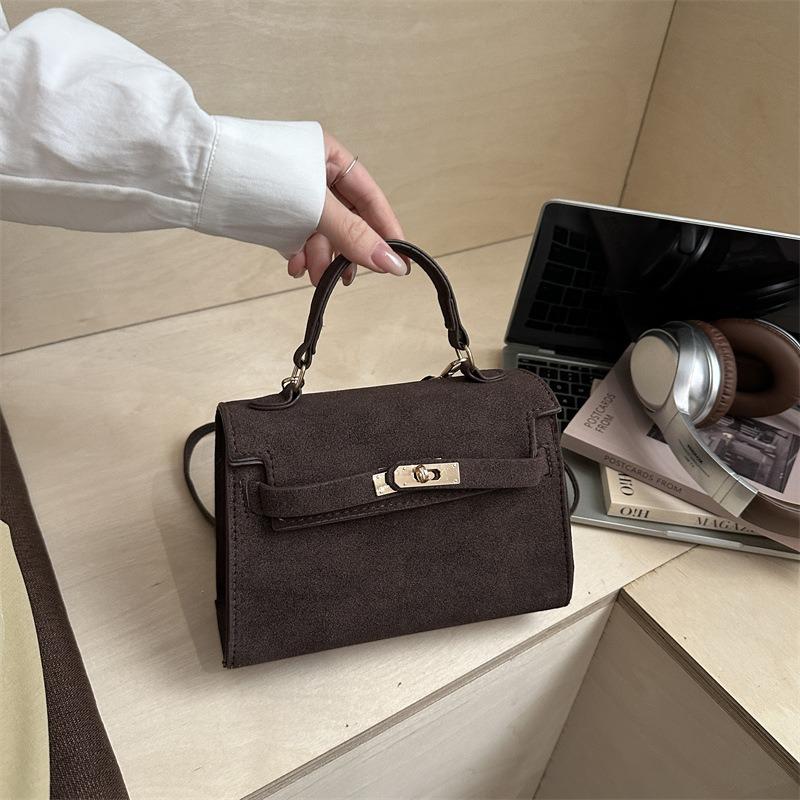 Borsa a tracolla quadrata piccola alla moda, nuova versione, portatile per ragazza, borsa messenger con texture premium