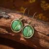 Vintage Tree Leaf Dangle Drop Earrings For Women Jewelry Ornament Gift