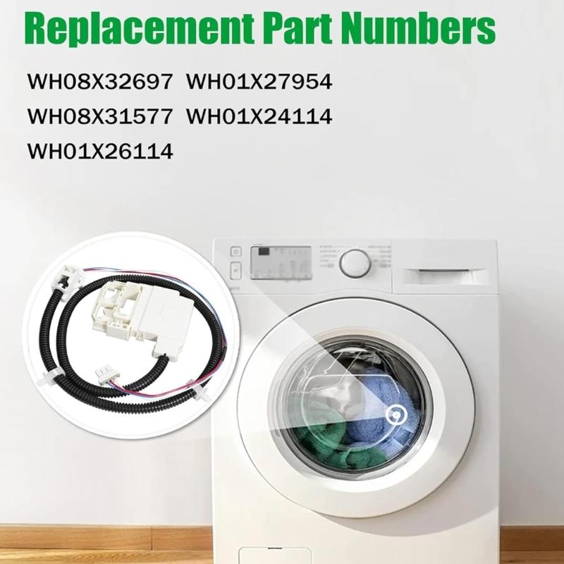 Washer Lid Lock Service Set Washer Replacement Set Washing Machine Repair Part Washer Lid Lock Washer Switch for Washer