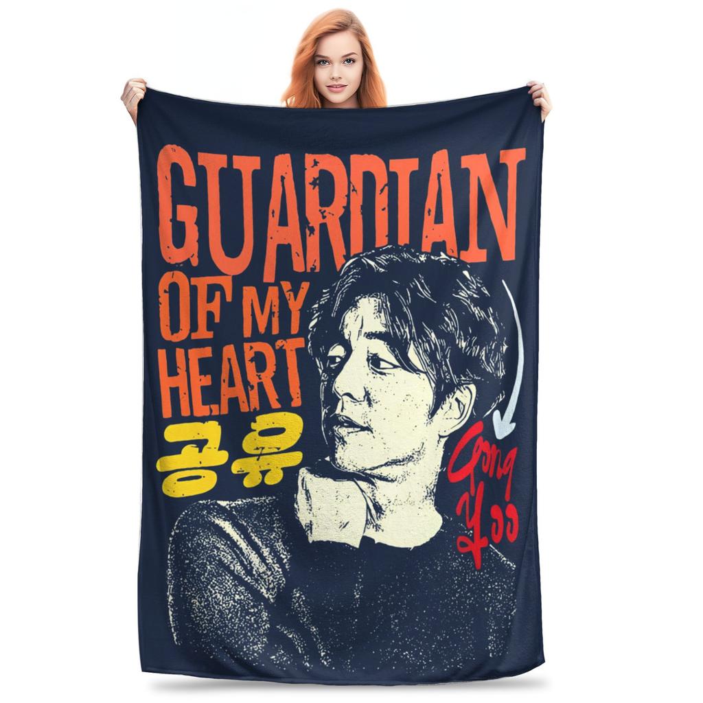 Gong Yoo Kpop Blanket Plush Awesome Warm Throw Blanket for Bedding Lounge Autumn/Winter,