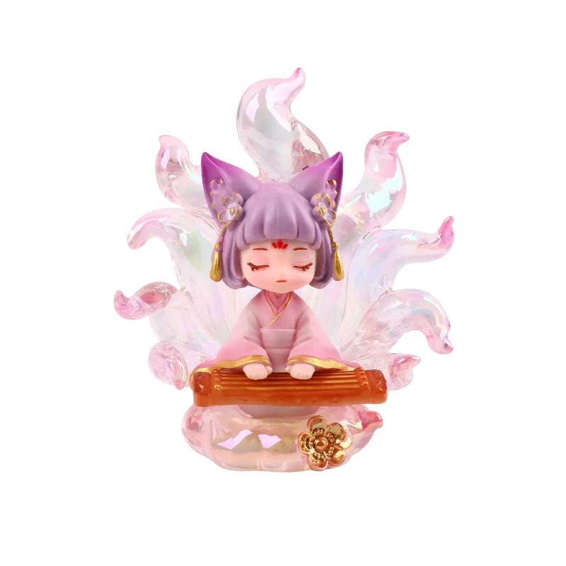 Ancient Wisdom Fairy Nine - Tailed Fox Blind Box Resin Figurine Desktop Decoration Birthday Gift For Women Girls