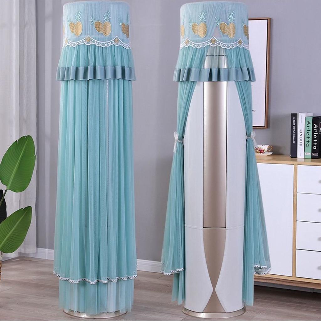 Stehende Klimaanlagenabdeckungen Mesh Universell Wohnzimmer Staubdicht Dekorative Abdeckung Anti-direktes Blasen Leicht zu Reinigen Schutz