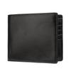 Men's Genuine Leather Short Wallet - Anti-Magnetic RFID Card Holder, Retro Black Coin Purse