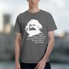 Karl Marx 2026 New Fashion Heavyweight Hot Selling Retro Printed Pattern Fun Round Neck Tshirt For Daily Comfort
