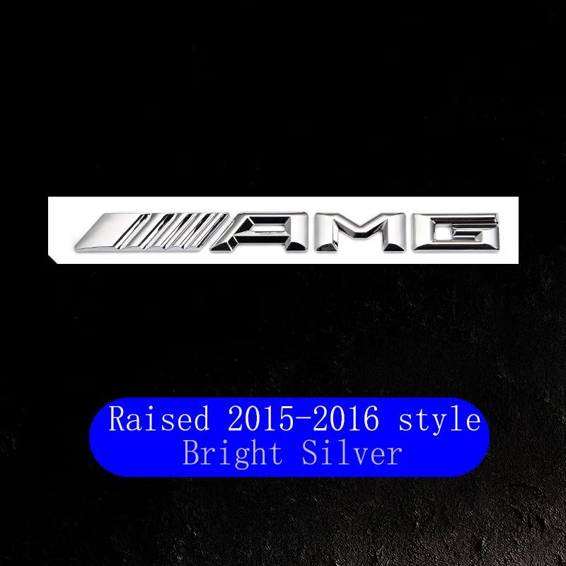 2025 Hot AMG Logo Car Tail Trunk Auto Emblem Sticker Accessories For Mercedes Benz Brabus Smart Maybach W204 GLC CLA W205 W203 W