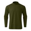 Men's Casual Slim Fit Basic Tops  Lightweight Turtleneck Pullover Shirt