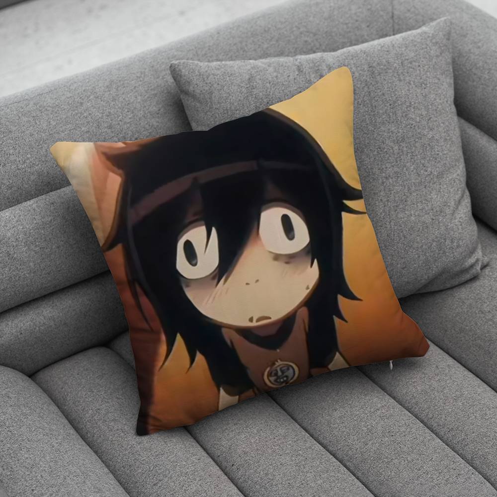 TTomoko WWatamote Kuroki Pillow Case Pillowcase Home Sofa Cushions Car Cushions Pillowcover Office Pillowshell Pillow