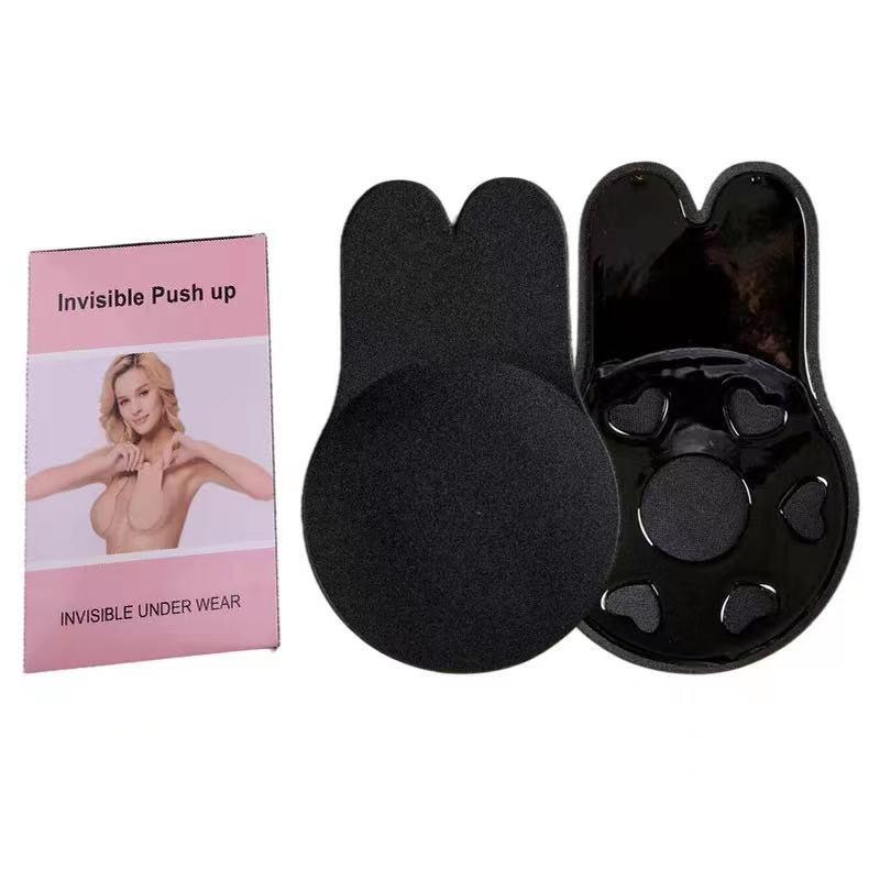 Cross-Border Breathable Silicone Push-Up Rabbit Nipple Covers - Invisible Lifting Pasties