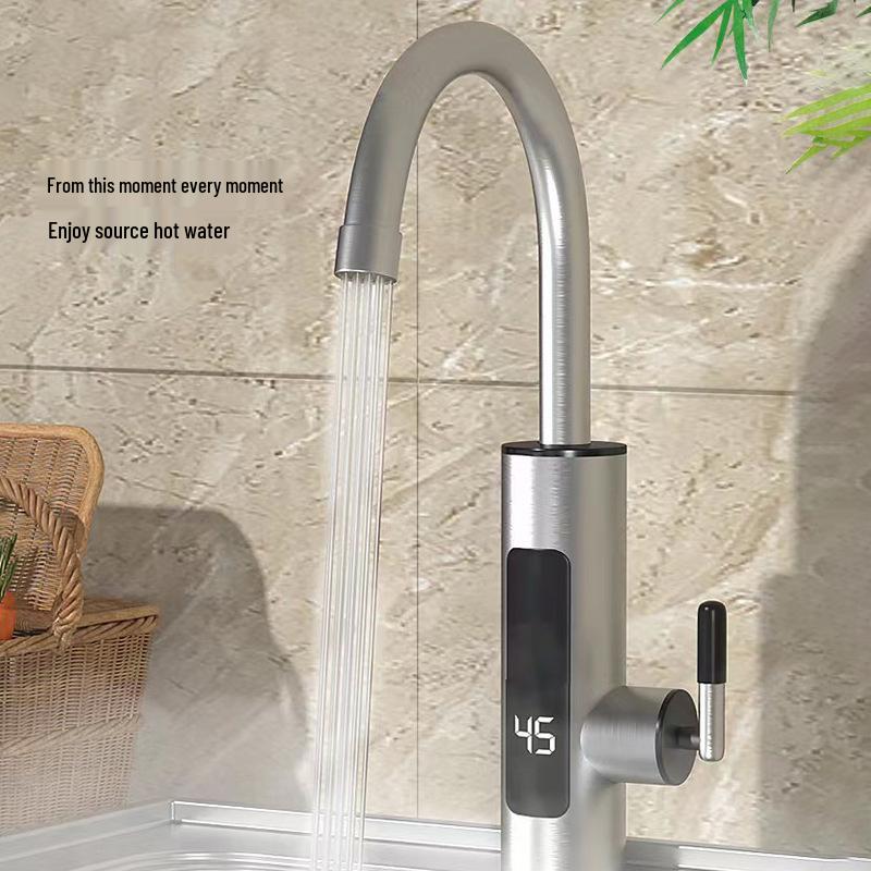 Quick-Heating Dual-Use Electric Water Faucet with Digital Display