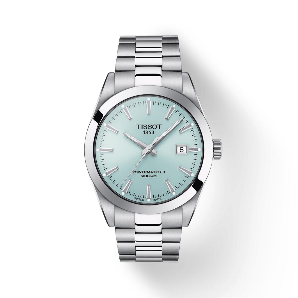 Tissot Stainless Steel ice blue Dial Men's Fashion Watch T127.407.11.351.00