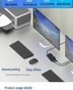 USB Printer Sharing KVM Switch: Dual Interface & One Output Splitter