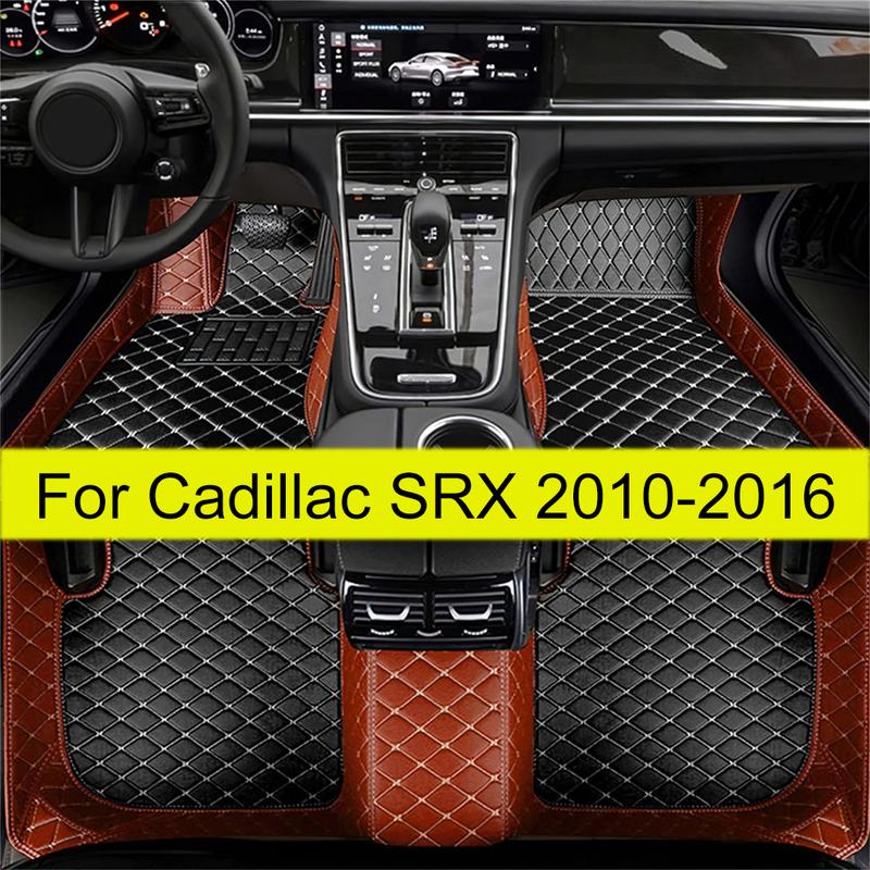 Car floor mats for Cadillac SRX (FIVE SEAT) 2010 2011 2012 2013 2014 2015 2016 auto foot Pads automobile carpet cover