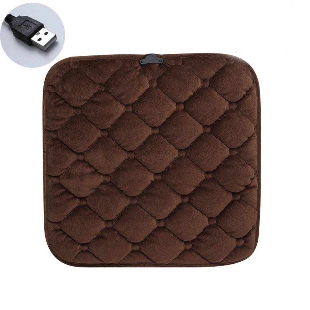 Draagbaar 12V 40W USB Verwarmingskussen Comfortabele Vulling Thermische Isolatie Auto Verwarmingskussen Universele USB Stoelverwarmer Camper