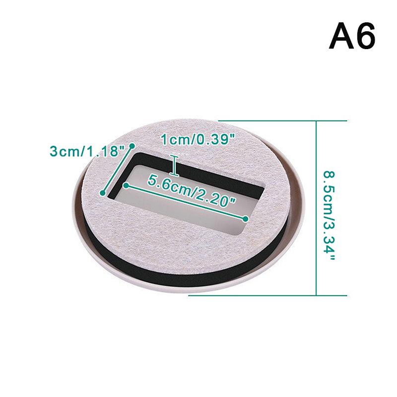 Scaun de birou Opritor de roți Mobilier Rotule Cupe Protectoare de podea din lemn de esență tare Tampă anti vibrații Scaun Picioare cu role Covoraș anti-alunecare