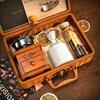 Deluxe Bastel-Souvenir für Luxusgeschenke Kaffeekenner Heim-Kaffeebar Manuelle Kaffee-Gewebe-Korb-Geschenk