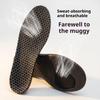 1Pair/2Pair NEW Arch Support Correction Insole Black Shock-Absorbing Sports Insoles Breathable and Comfortable