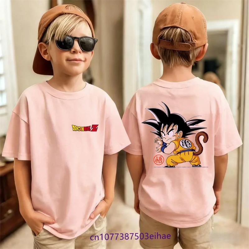 Kids T-shirts Dragon Ball Z T-shirt Boys Clothes Children's Clothing Summer Short Sleeve Kids Cartoon Tee Tops Baby Boy T Shirt