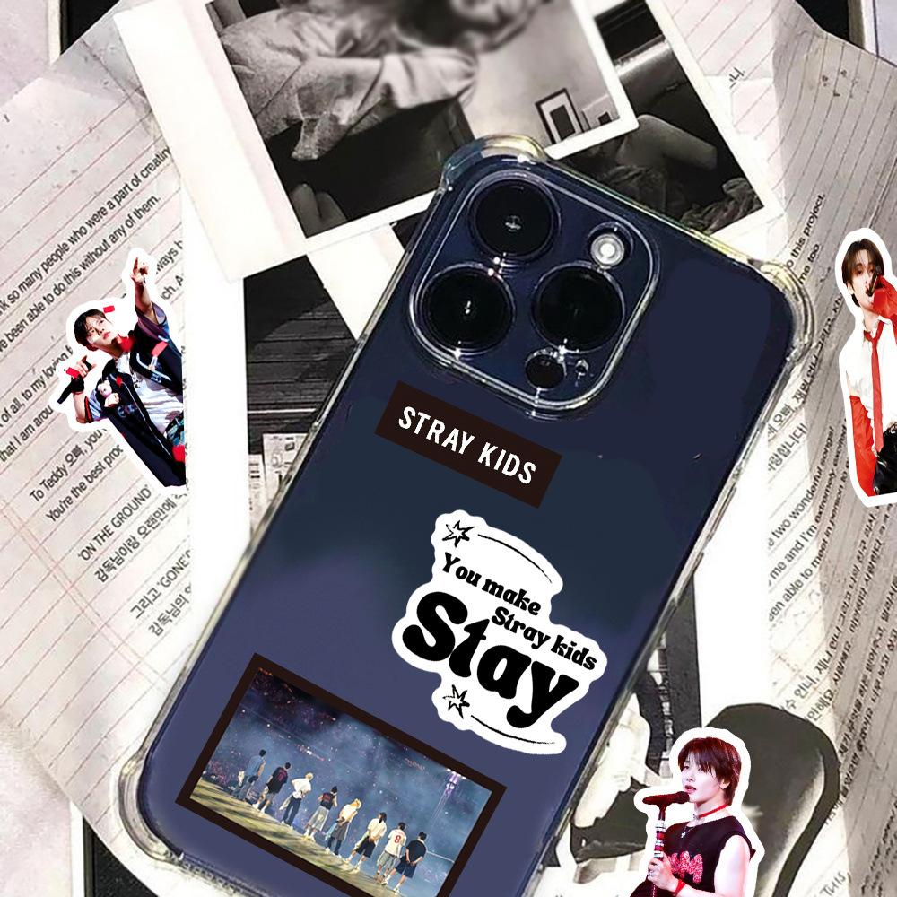 60Pcs Stray Kids World Tour Mixed Muscle Men'S Skzoo Notebook Stickers Waterproof Water Cup Decoration Surrounding Stickers