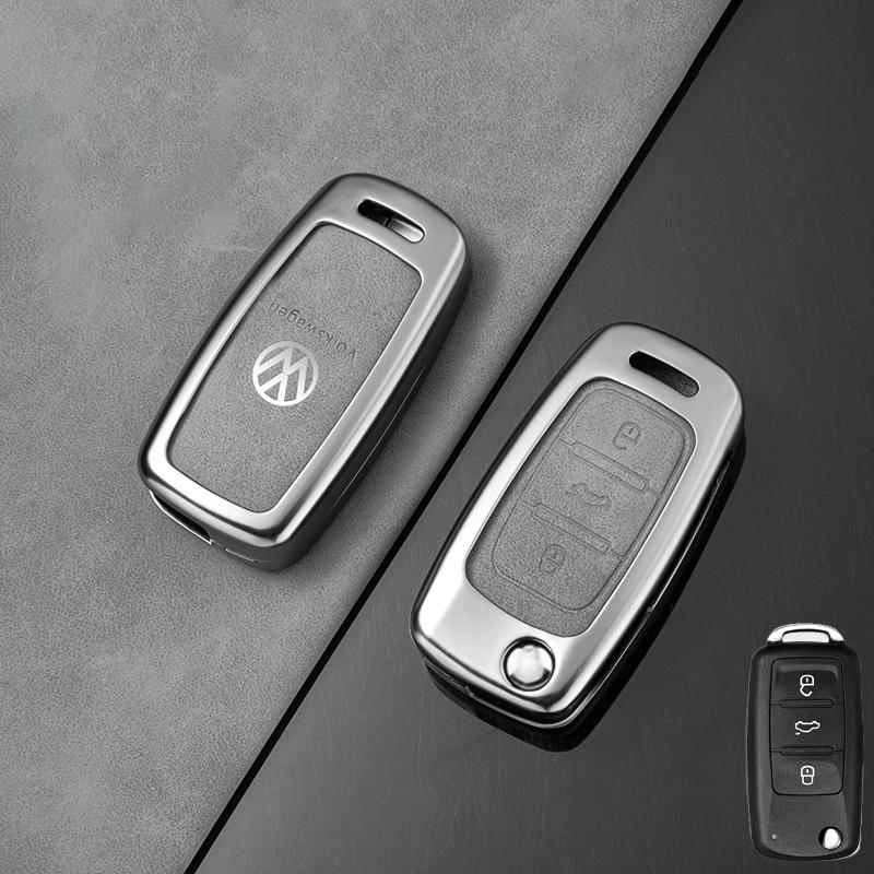 Pro VOLKSWAGEN VW Zinková slitina Kryt obalu na klíčenku auta Pro Volkswagen VW Polo Golf Passat Tiguan Beetle Caddy T5 Up Eos Ke