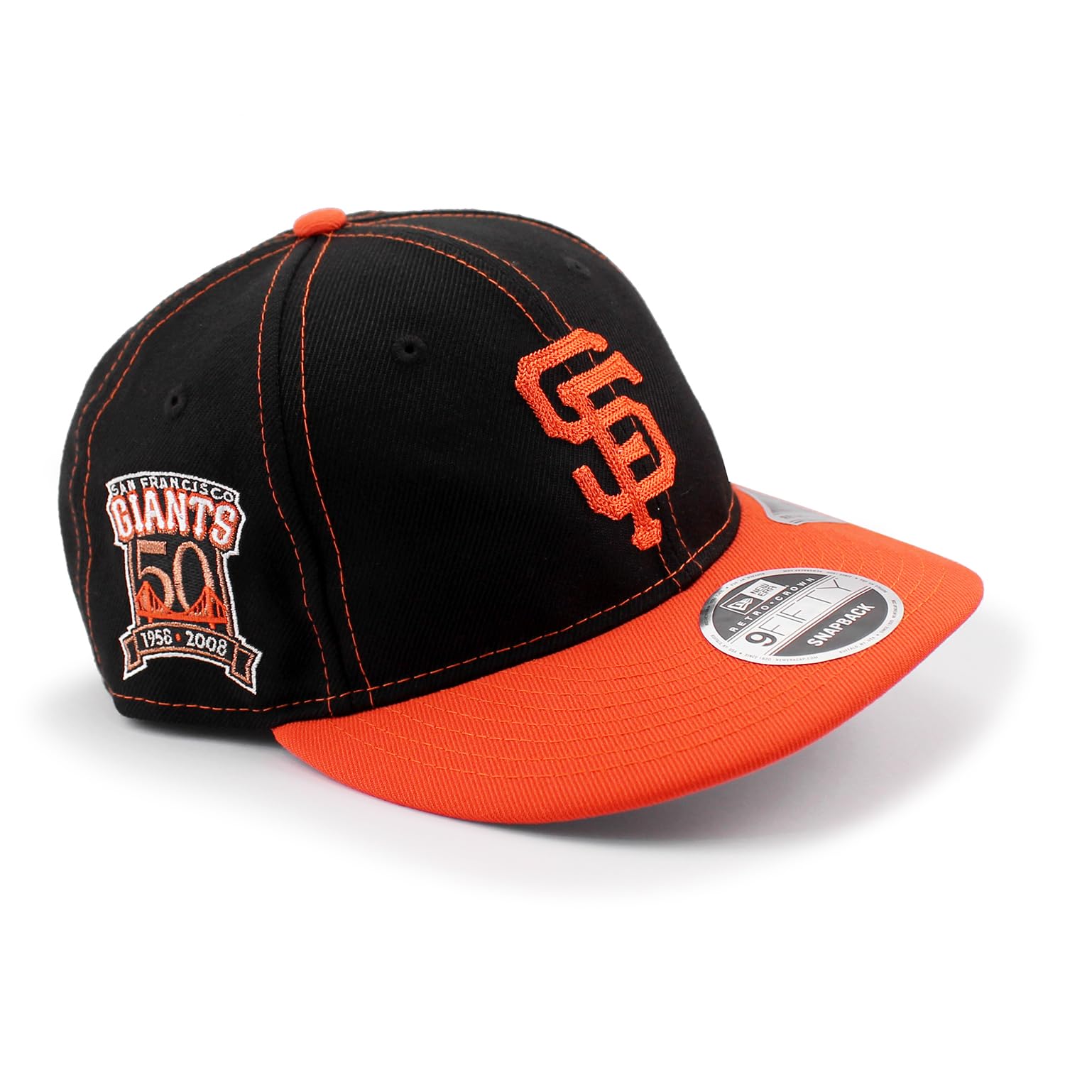 

Кепка New Era RC9FIFTY San Francisco Giants MLB 50TH RETRO CROWN SNAPBACK CAP BLACK SAN FRANCISCO GIANTS 950 Шляпа Retro Crown [Б/у] чёрный