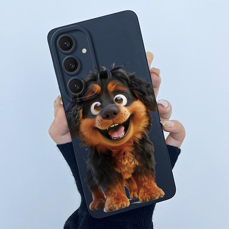 Funny Cool Cat Dog Silicone Phone Case For Samsung Galaxy A16 A26 A36 A56 5G Bumper Matte Protective Soft Back Cover Shell Capas