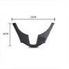 Bright Carbon Fiber Car Inner Steering Wheel Chin Sticker For Mazda 3 2014-2018