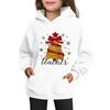 Sweatshirts For Teen Girls Hoodies Long Sleeve Drawstring Pullover Cute Printed Oversized Hoodie Christmas