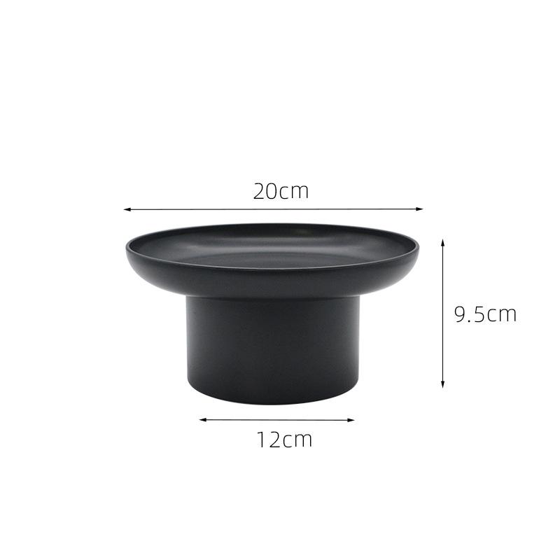 Modern Storage Trays Decorative Table Tray Jewelry Desktop Storage Organizer Kitchen Fruit Bowls Round Home Decor Accessories