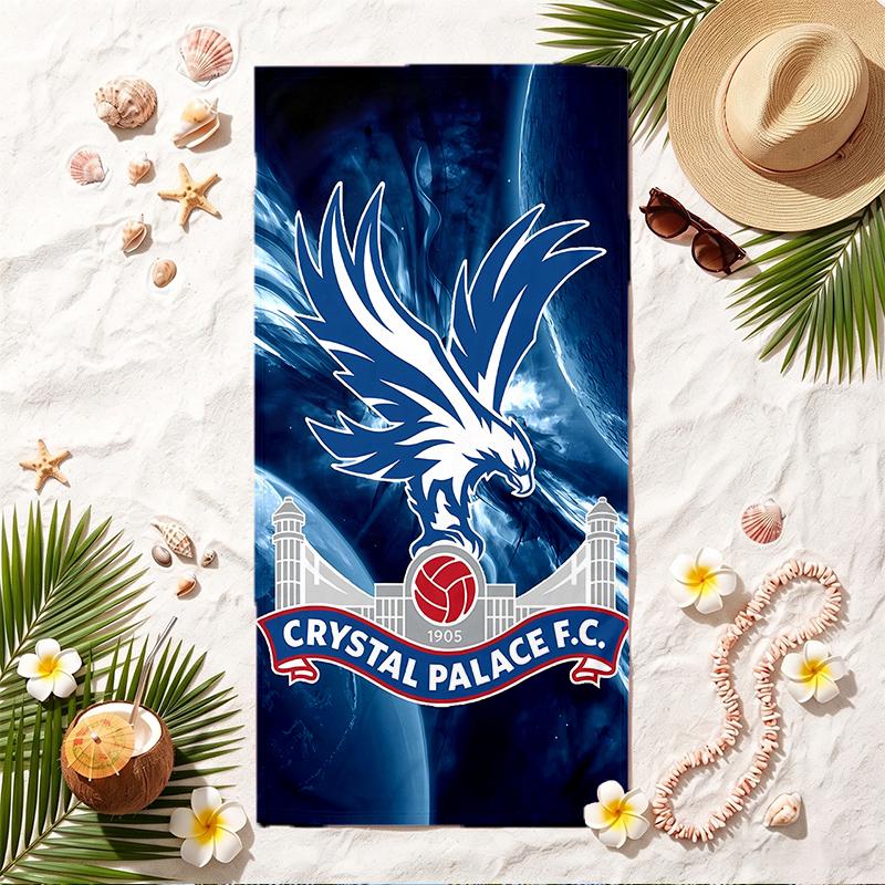 Crystal Palace FC Soft Beach Towel Stylish Beach Pool Towel for Summer Seaside Vacation Travel