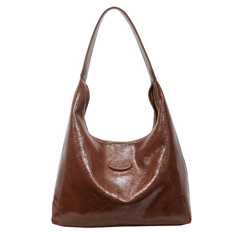 Premium Sense Large Capacity Tote Bag Women's 2025 New Retro Underarm Commuter Bag Fashion Casual Shoulder Bag Tide