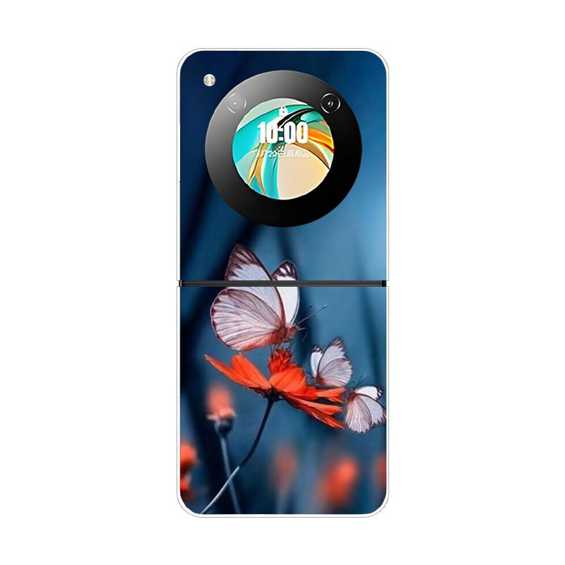 Pro ZTE Libero Flip Pouzdro Módní Roztomilý Kreslený Průhledné PC Tvrdá Skořepina Pouzdro na Telefon Pro ZTE Nubia Flip Flip2 Pouzdra Průhledné Fundas