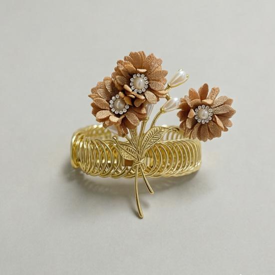 Curtain Buckle No Drill Installation Spring Coil Shape Easy One-Click Fixing Fabric Flower Curtain