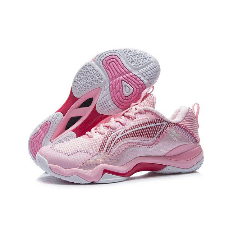 LINING Sonic Boom EG 3.0 Women's Professional Badminton Shoes - Light Pink/Red AYZR004-1